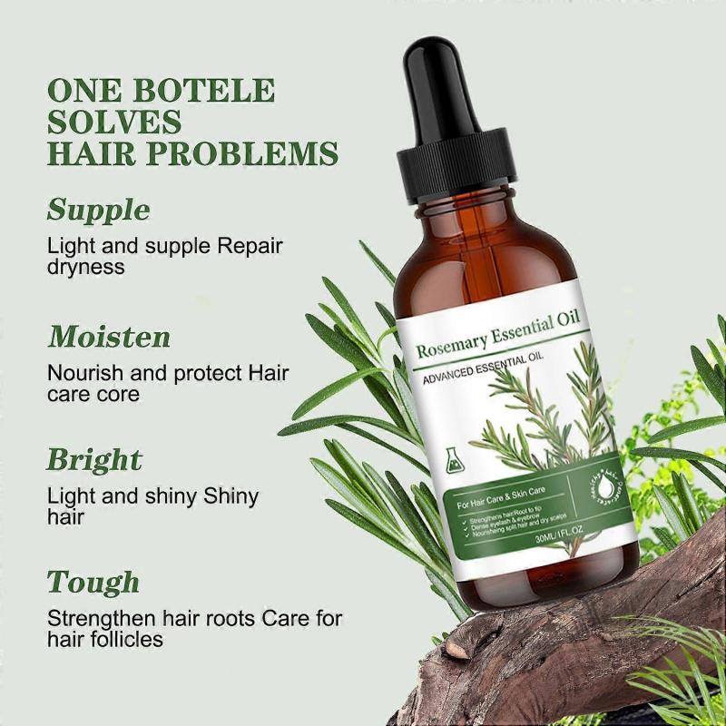 Rosemary Essential Oil For Hair Growth, Skin Care - 100% Pure For Eyebrows, Eyelashes, Nourishes Scalp, Stimulates Hair Growth 30ML