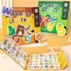 Libro di Adesivi Attività Montessori per Bambini Il Mio Primo Libro Silenzioso Giocattolo Educativo per l'Apprendimento Precoce - Gioco di Abbinamento per Bambini
