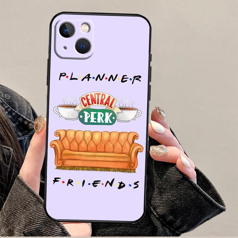 Central Perk Friends TV Show Phone Case For iPhone 17 Pro Max 17 Air 14 13 12 11 15 16 Pro Max mini 16 Plus 16e Cover