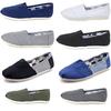 Men and Women Shoes Large Size 35-45 Breathable Flat Canvas Flat Shoes Solid Color Soft Leather Linen Shoe