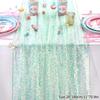 Laser Shinny Tablecloth Balloon Kpop Decoration Wedding Birthday Party Background Decoration Table Runner Tablecloth