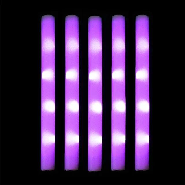 

Светодиодные светящиеся палочки, светящиеся пенопластовые мигающие палочки, темные светящиеся палочки для вечеринок, концертов, свадеб, новогодних карнавальных принадлежностей 1PCS