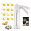 19 Pieces Cookie Molds with Embossing Tool for Quick Baking Decorations Dessert Decorating Syringes