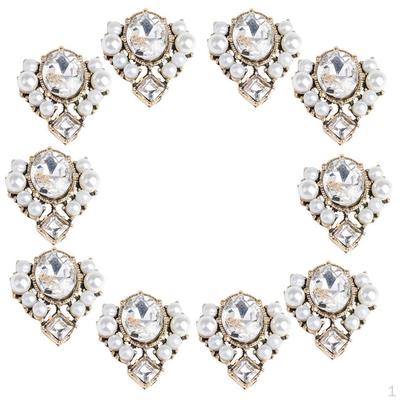 10 bucăți din aliaj de diamant cu spate plat, butoane pentru realizarea de bijuterii, 20 mm