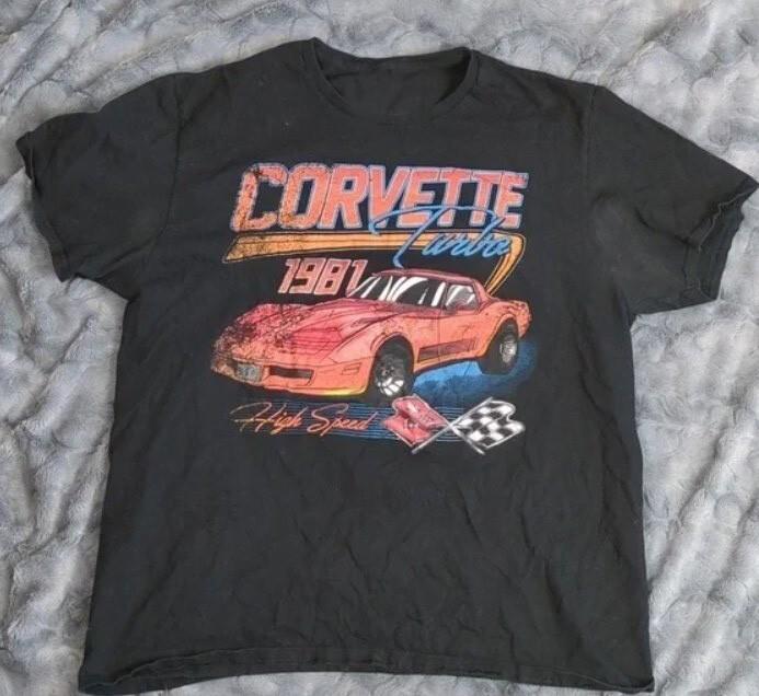 

For Kitty Rescue! Official Corvette 1981 Turbo High Speed Tee 4XL