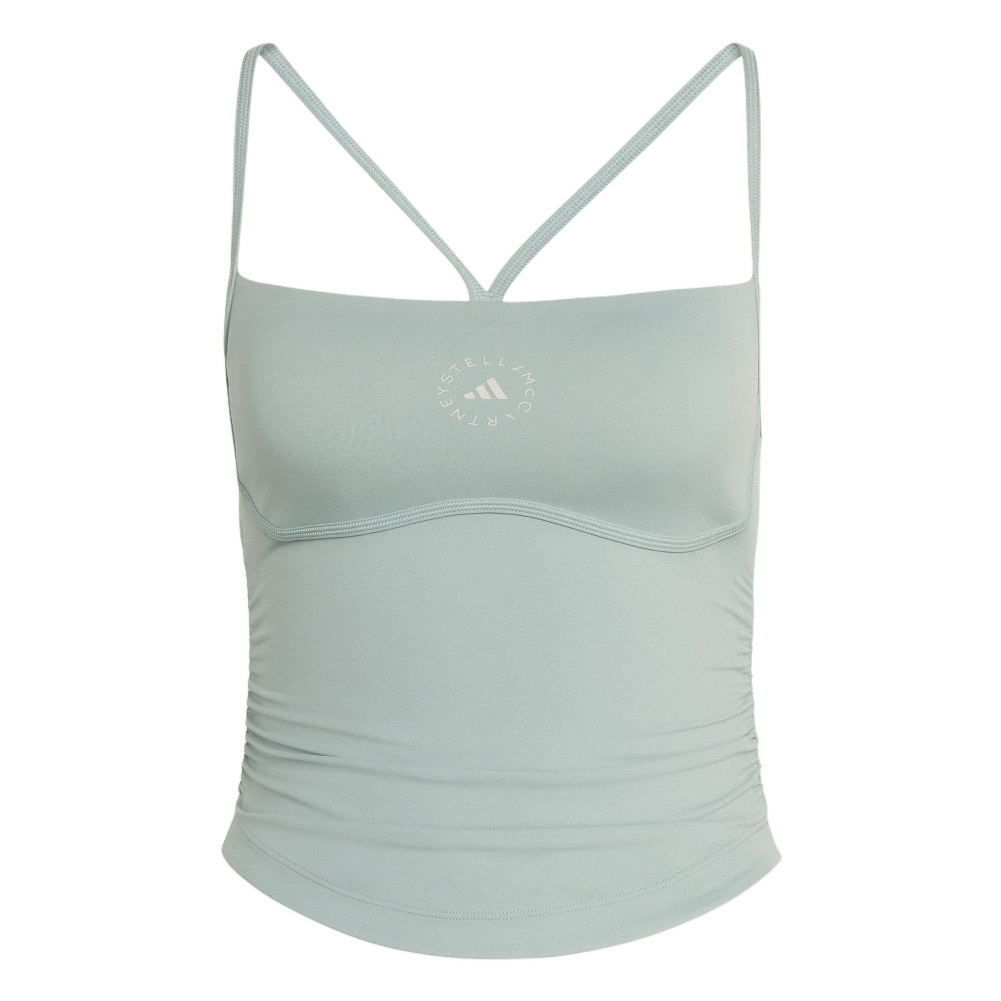 Adidas Stella McCartney STUDIO SPAGHETTI CROP TOP Camisole Women s KC2014 L