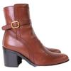 Celine DY1202 Scarpe Jodhpur 36 Marrone Usato