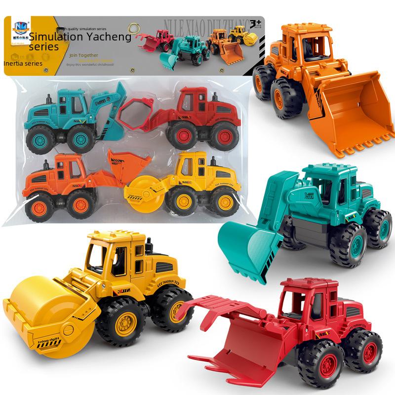 Toy Inertia Engineering Car Children Gift Moving Parts Educational Development