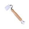 Wallpaper Pressing Roller with Wooden Handle and Plastic Interior Installation Wallpapering DIY Tool for Finishing Roller, Tool, (N060-2)