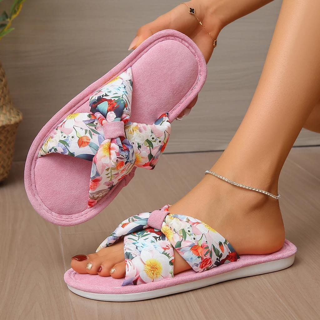 Fashion Women Fashion Lady Slippers Retro Summer Beach Open Toe Flat Shoes for Women Casual Slippers Slip On Flat Sandals Slides Women