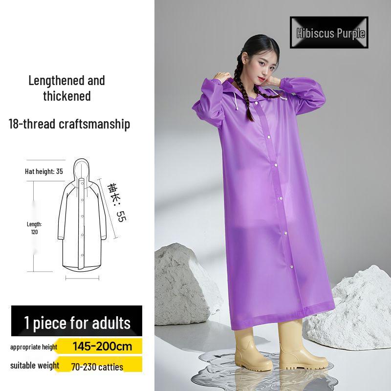 Children's Thickened EVA Rain Poncho - Durable, Portable, Storm-Proof, Non-Disposable
