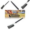 Stainless Steel Bbq Brush With Three Heads For Grill Cleaning And Maintenance