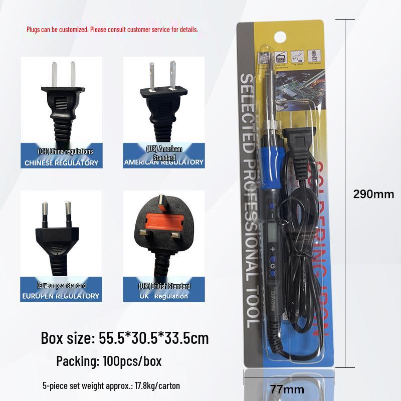 90W High-Power Electric Soldering Iron Set, Constant Temperature Welding Tool for Professional Repairs