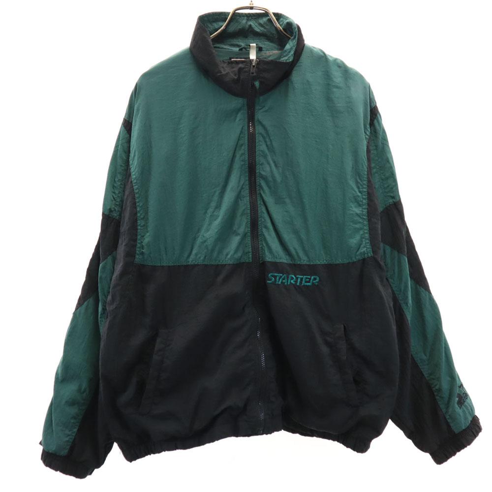 STARTER Zip jacket L green Men's Used