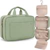 BAGSMART Borsa da Toilette Grande Borsa da Viaggio con Gancio Appendiabiti, Borsa per Cosmetici e Trucco Resistente all'Acqua Organizzatore da Viaggio per Accessori, Shampoo, Formato Standard