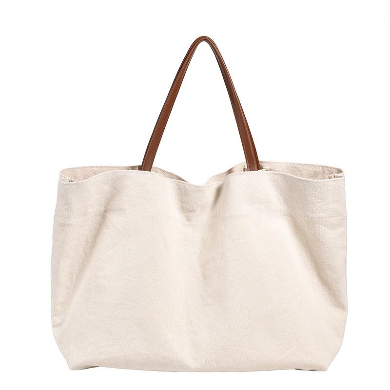 2024 Trendy Women's Canvas Crossbody Tote Bag