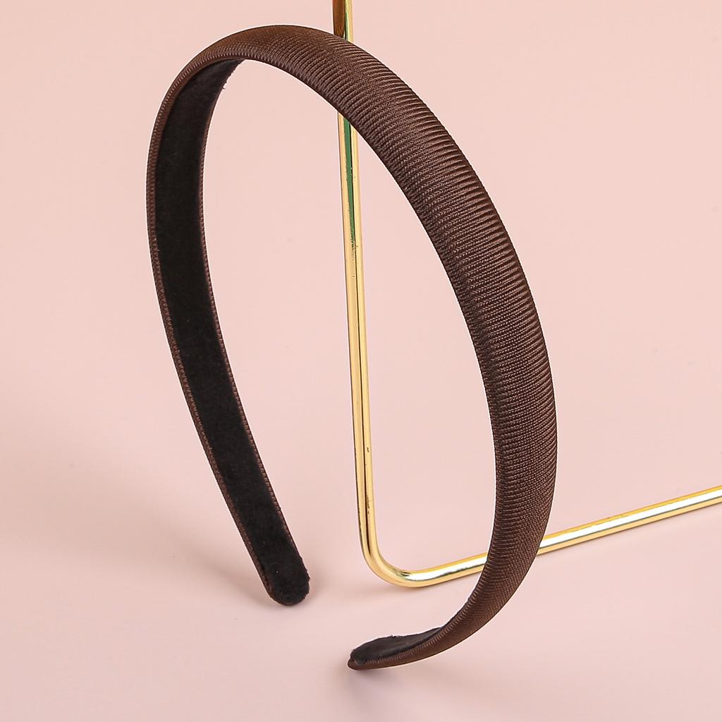 1/5pcs Plain 1.5CM Wide Headband Girls Fabric Covered Resin Hairbands Plastic Hair Hoop Kids Elastic Bands Hair Accessories