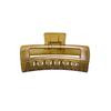 Korean Style XL Hollow Square Shark Claw Hair Clip for Women's Buns