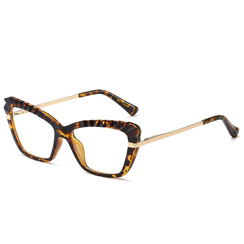 

Gmei Optical Fashion Designed Transparent Women Cat Eye Glasses Frames Female Clear Myopia Prescription Spectacles Frame 2046