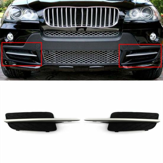 L/R Untere Stoßstange Nebelscheinwerfer Gitter Lampeneinfassung 51117159593 51117159594 für BMW E70 X5 07-09