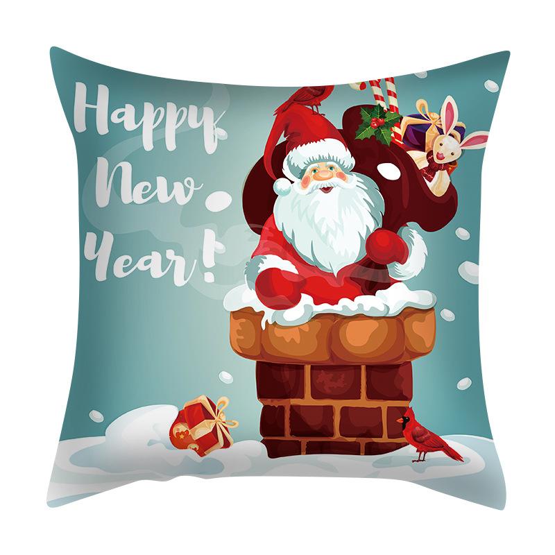 Cartoon Pillowcases Christmas Nordic Cross-border Special for Living Room Bedroom Cushion Cushions
