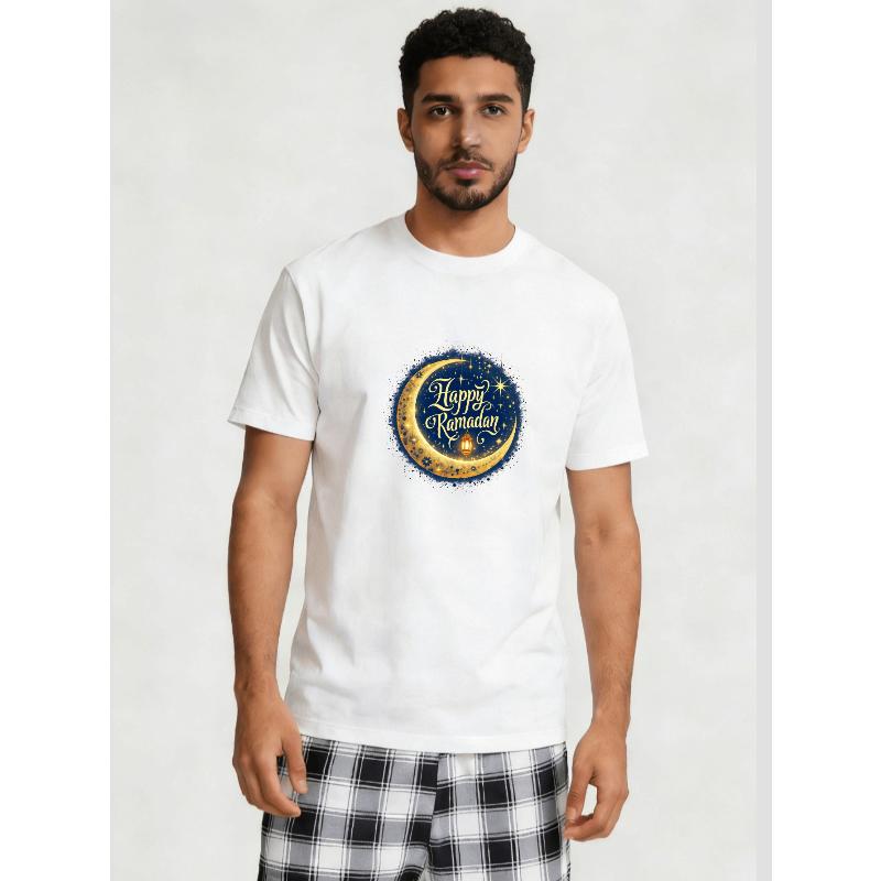 Мужская повседневная футболка с коротким рукавом, дышащая, летняя S