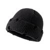Warm Keeping Short Knit Beanie Acrylic Men Women Knitted Hat Fashion No Brim Warm Hat  Daily