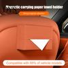 Magnetic Tissue Holder Car Box Leather Flexible Installation Dispenser for Seat Back Center Console Sun Visor Universal Accessories Accessory