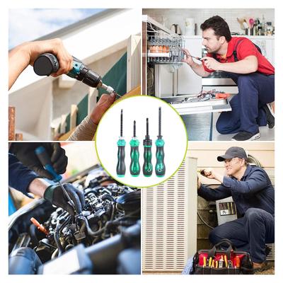 Multifunktionaler Ratschenschraubendreher Doppelzweck Teleskopschraubendreher Holzbearbeitung Haushalt Reparatur Handwerkzeug