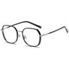 White Transparent Tea Ultra-Light Glasses Myopic Women Can Be Equipped With Degree Lenses Plain Face Versatile Big Face Thin Eye Frame