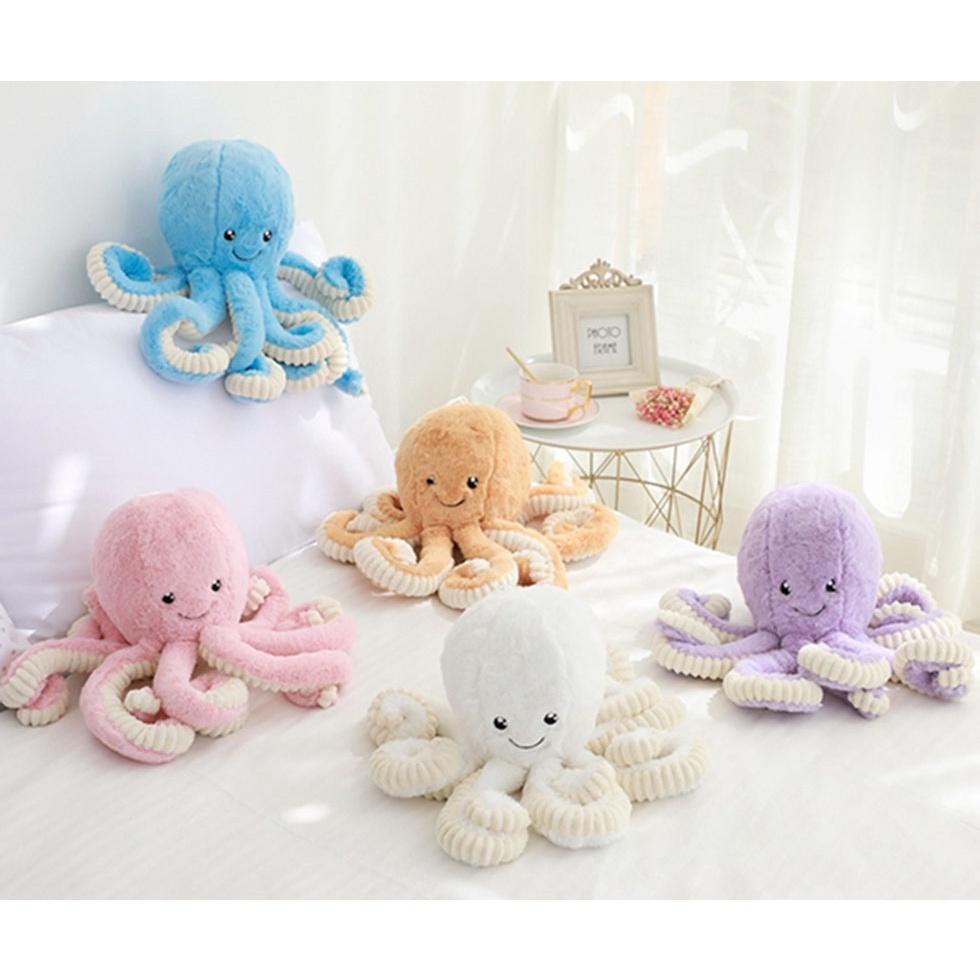 Adorable 15.7'' Octopus Plush Stuffed Toy Pillow For Kids And Home Decor