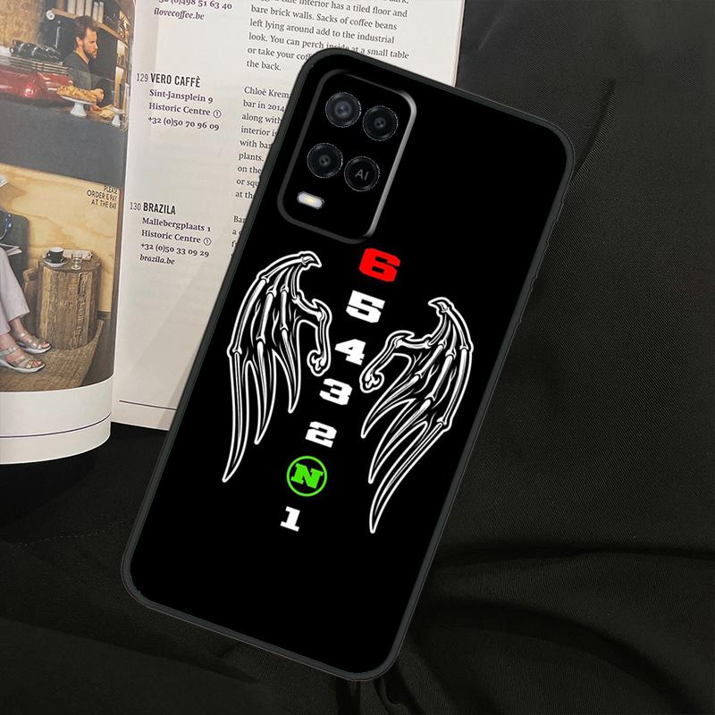 1N23456 Motorcycle For Oppo A74 A94 A54 A18 A38 A58 A78 A98 A40 A60 A80 A16 A76 A96 A15 A57S A17 A77 Phone Case