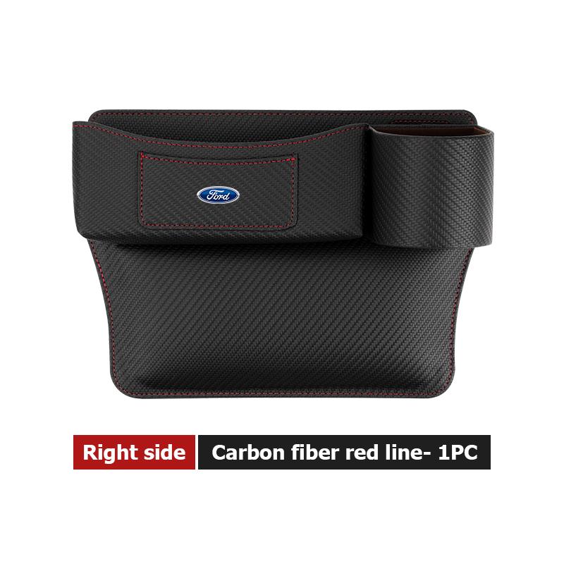 YYQO6 Leather Car Seat Gap Water Cup Holder Box Storage Bag For Ford Escape Ecosport Fusion Explorer Expedition Taurus