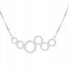Silver Necklace With Circles Geometric Circles Circles Silver 925