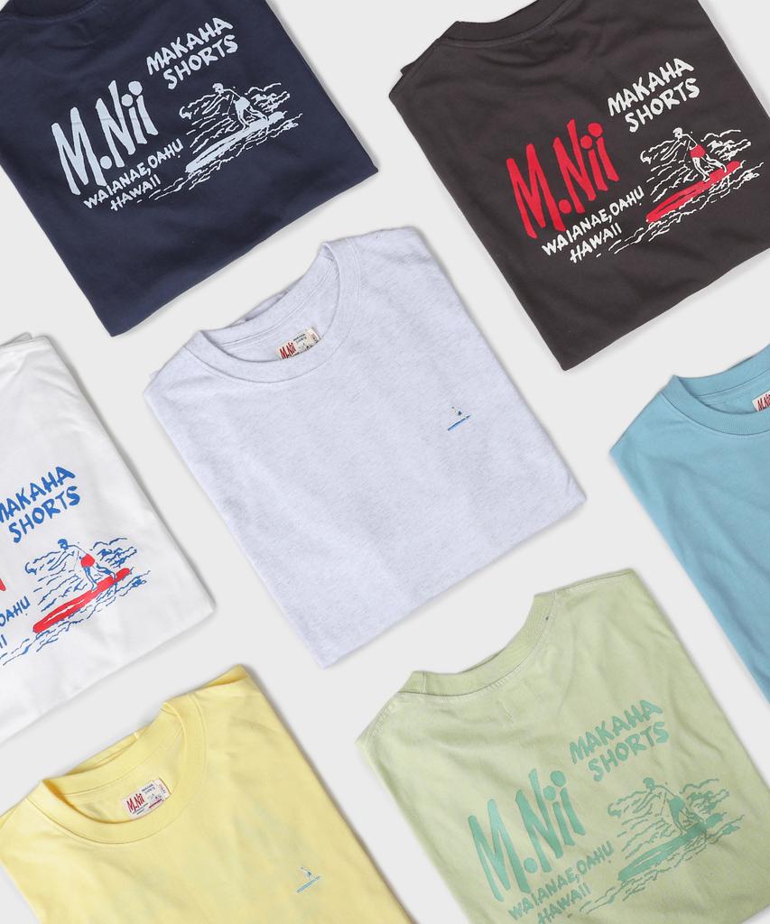 M.Nii Retro Logo T-Shirts / Yellow