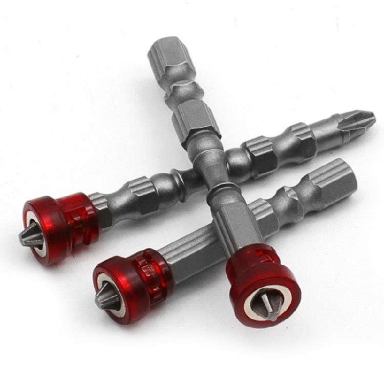 Shock Absorbing Magnetic Screwdriver Heads Double/Single End Steel Improved Durability Suitable For Building Repair Work