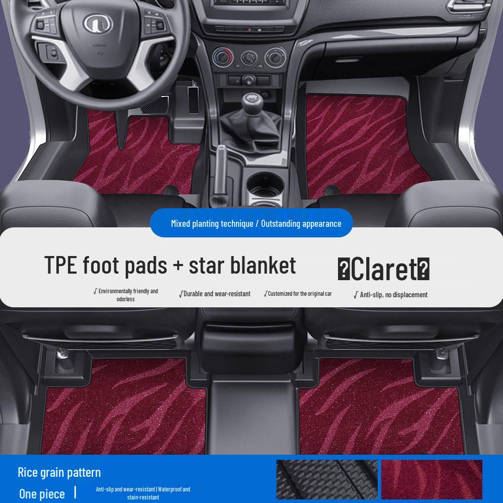 Great Wall Pao Series TPE Car Floor Mats & Door Sill Covers: Full Coverage for Fengjun 5/6/7, King Kong Pao, Shan Hai Pao, Xuanli Models