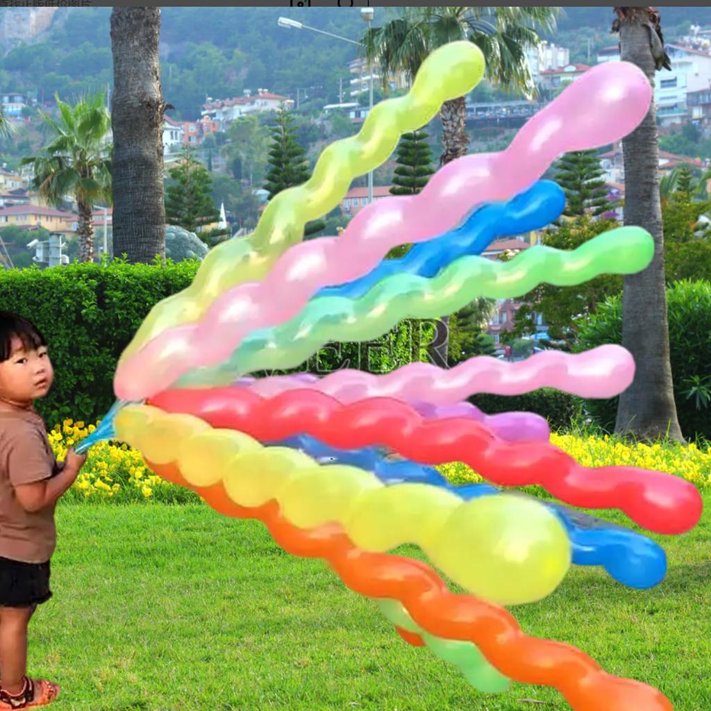 Formemory Twist Balloons 100 Pieces Multi-Color Helium Gas Air Inflatable Balloons Art Decoration for Parties Weddings Festivals and Events