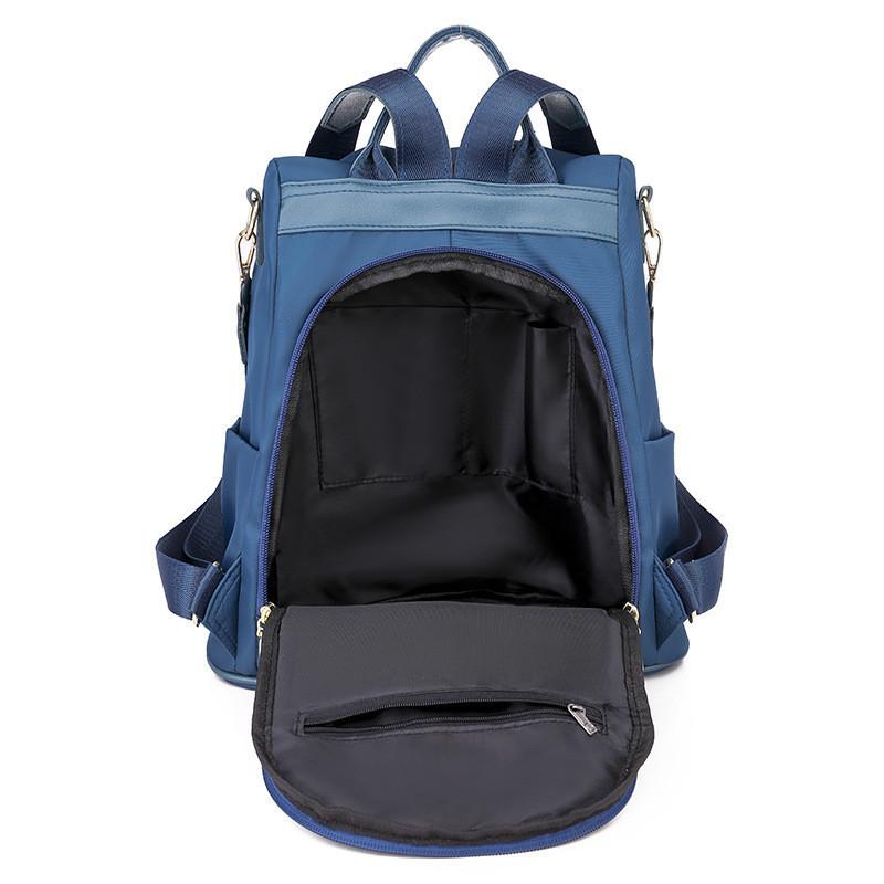 IELGY Oxford Cloth Backpack, Korean Version of Anti-theft Backpack, Lightweight One-shoulder Dual-purpose Student Schoolbag Tide