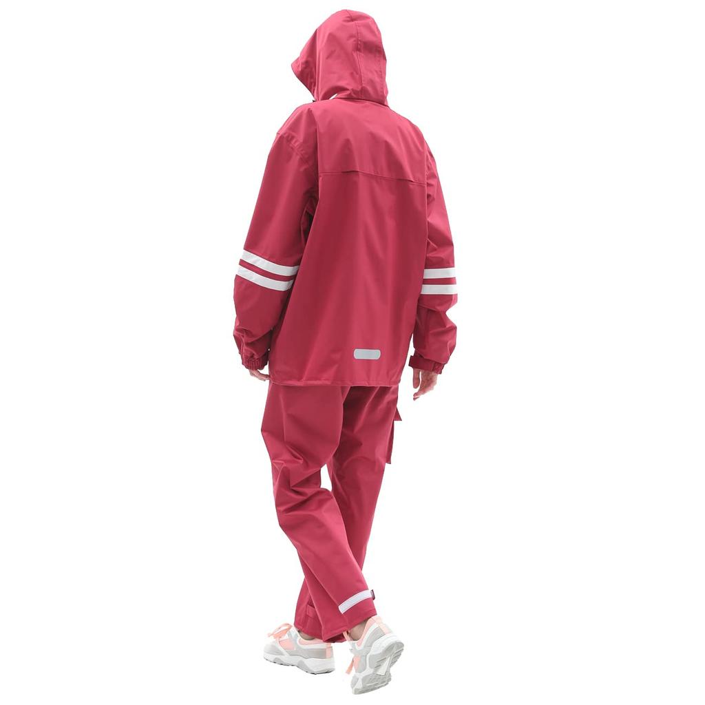 Rainwear top and bottom set for raincoat for rain top and bottom mountain large rain commuting to work or stylish rain rainy season S [rainfreem]