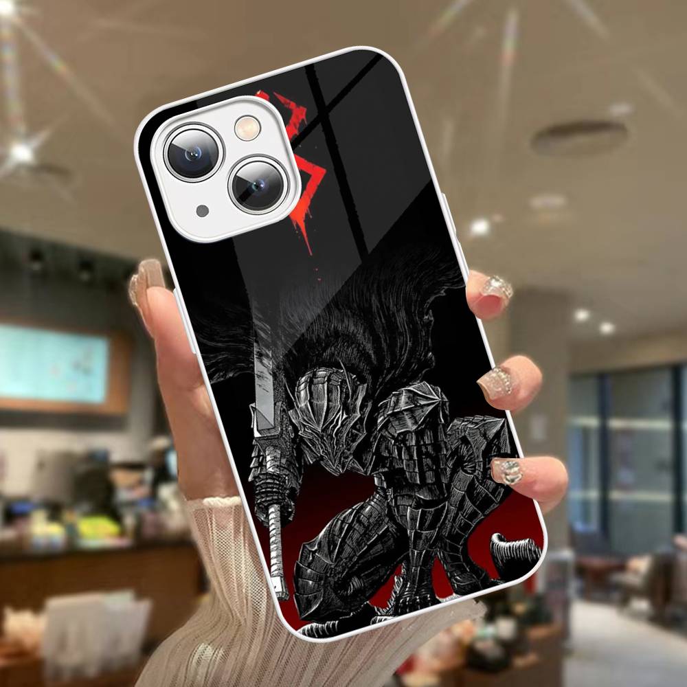

Berserk Guts Hot Anime For IPhone 14 13 12 Mini 11 Pro XS Max X XR 14 Plus Tempered Glass Cover iphone XS