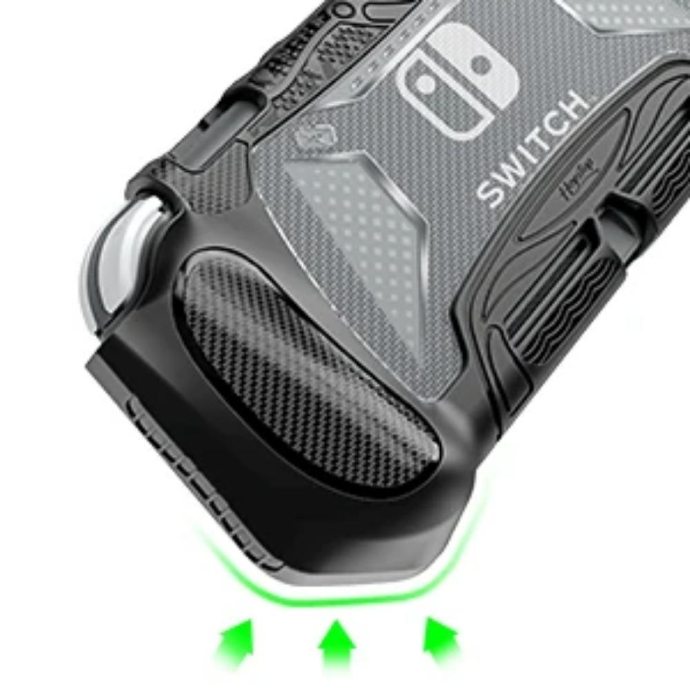 Schutzhülle für Nintendo Switch Lite mit Aufbewahrung für Spielkarten, Switch Lite Grip Case, kratzfestes, rutschfestes Case, sturzfest