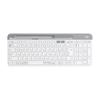 Logitech Silent Bluetooth Wireless Keyboard K580OW Off-White Ultra-thin Compact Unifying Wireless Keyboard Thin Numeric Keypad Wireless Windows Mac iP