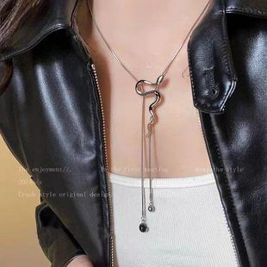 Retro Long Sweater Necklace for Women - Luxury Niche High-End Jewelry 2025 Collection