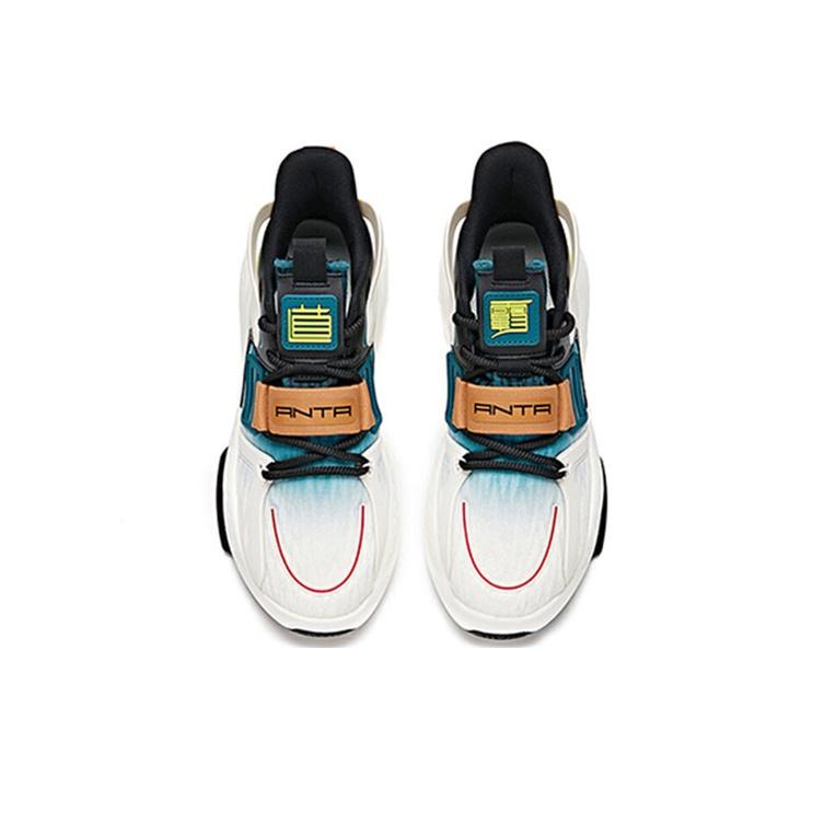 Anta Badass 2.0 Comfortable Durable Breathable Low-Top Sneakers Men Sneakers White 112038081-4