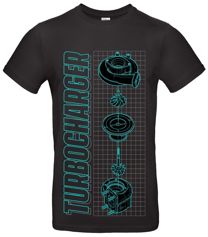 

Turbocharger TShirt Motorsport Fan Shirt Cotton Unisex T-Shirt S