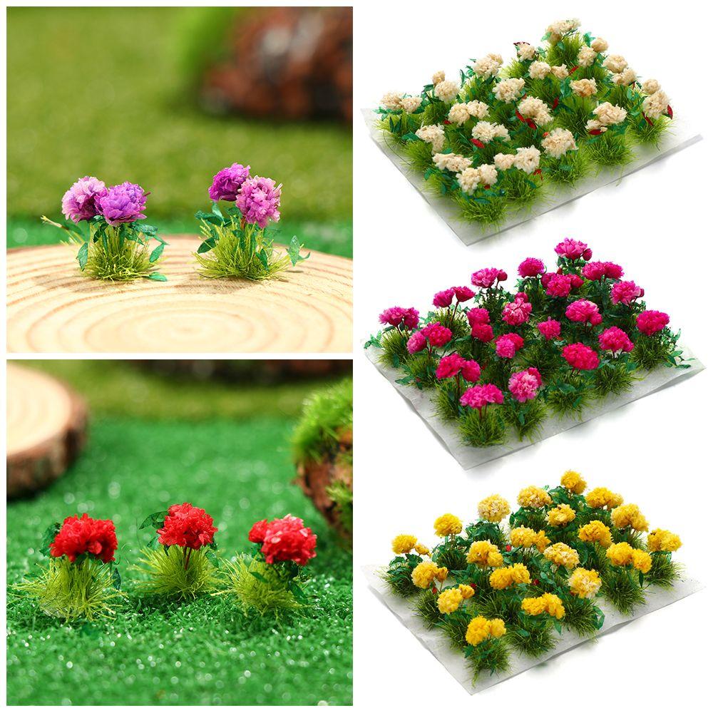 DIY Accessories Micro Landscape Wargame Material Sand Table Layout Scene Model Static Grass Tufts Miniature Flower Cluster