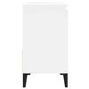 Schrank unter dem Waschbecken, 2 Schubladen, schwarzes dreieckiges Stativ, 65x33x60 cm