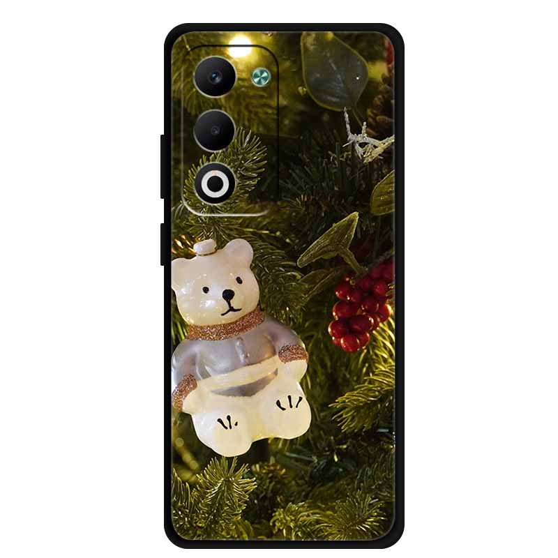 Christmas Phone Case For Oppo A5 5G CPH2735 / A5 4G CPH2727 Christmas Tree Soft Silicone TPU Back Cover Bumper For Oppo A5 Coque