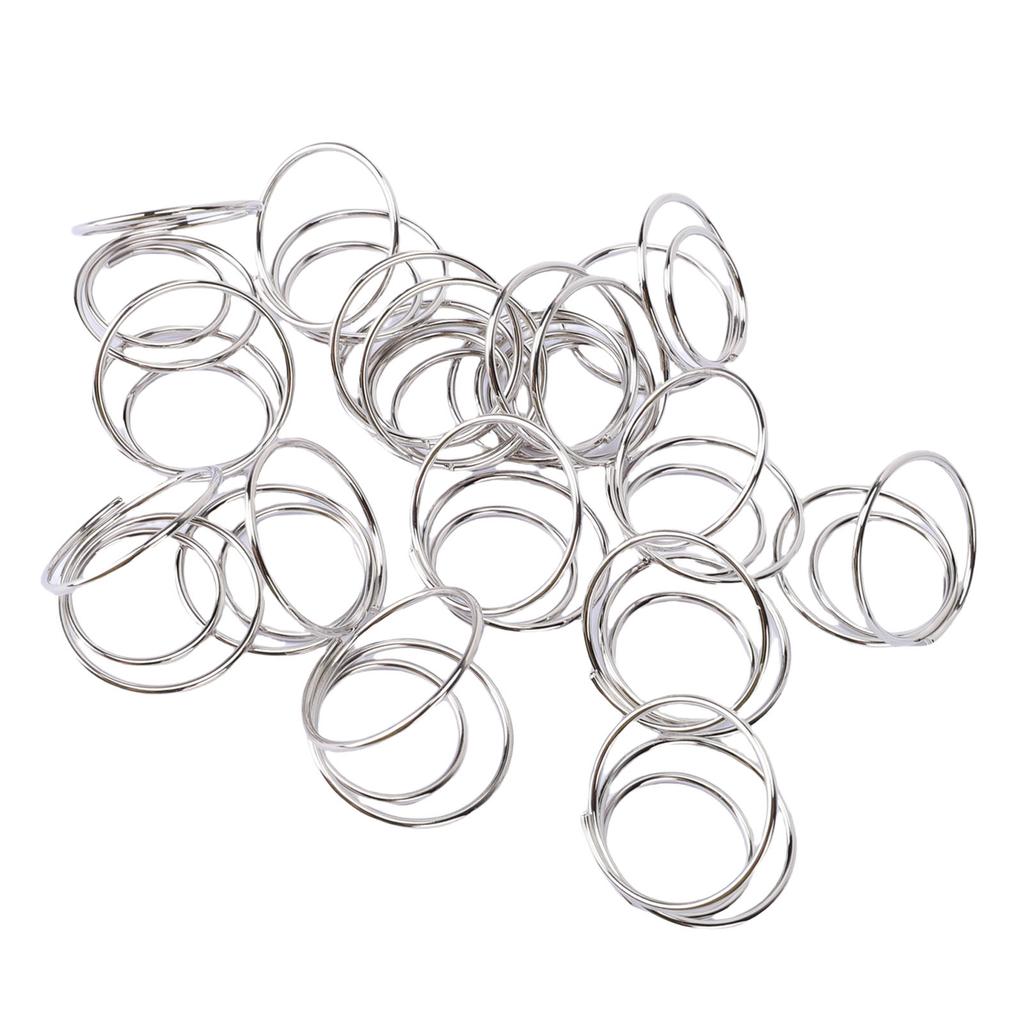 50Pcs Place Card Holder Round Shape Table Number Name Card Display Stand Metal Photo Clamp for Wedding